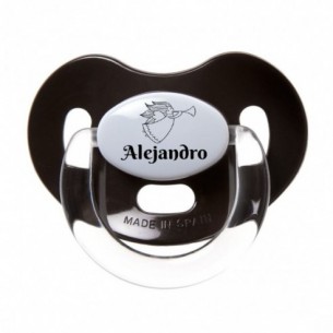 Chupete Ángel Anunciador Negro