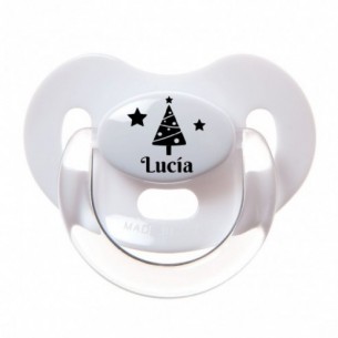 Chupete Árbol de Navidad Blanco