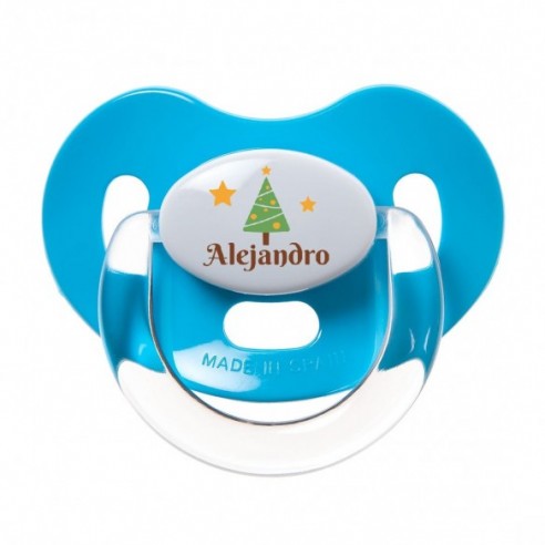 Chupete Árbol de Navidad Turquesa