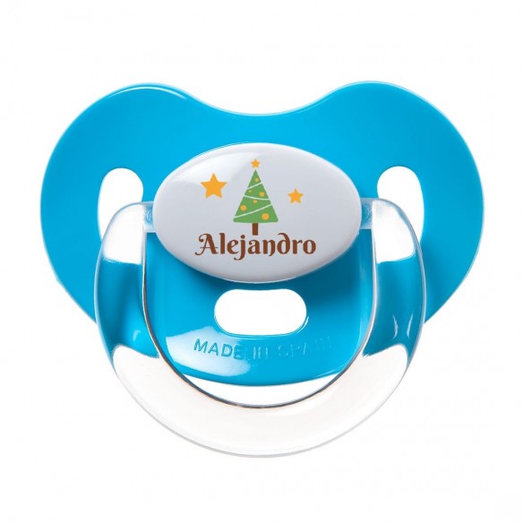 Chupete Árbol de Navidad Turquesa