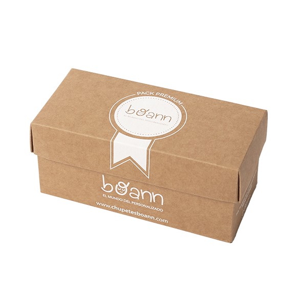 Pack Premium Chupete y Cadena Personalizada - Perlado/Oro