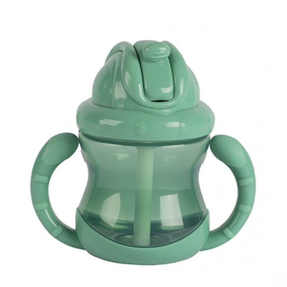 Taza Biberón con Pajita y Nombre Personalizado