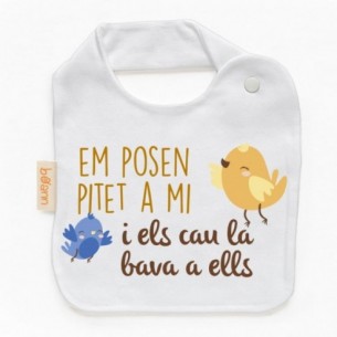 Babero ME PONEN UN BABERO A MI y se les cae la baba a ellos