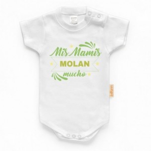 Body Mis Mamis MOLAN mucho - Verde - Manga Larga 2