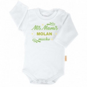 Body Mis Mamis MOLAN mucho - Verde - Manga Larga