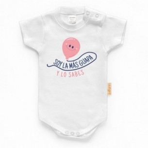Body SOY LA MÁS GUAPA Y LO SABES - Manga Corta