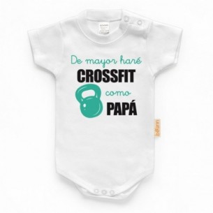 Body De mayor haré CROSSFIT como PAPÁ - Manga Larga 2