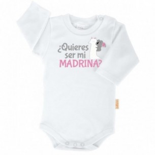 Body ¿Quieres ser mi MADRINA? - Manga Larga