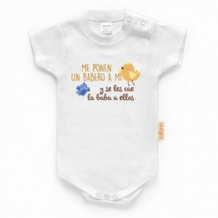 Body ME PONEN UN BABERO A MI y se les cae la baba a ellos - Manga Corta