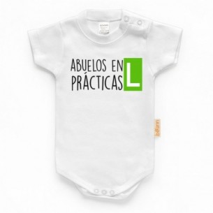 Body ABUELOS EN PRÁCTICAS - Manga Corta