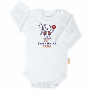 Body PAPI VAS A SER LA CAÑA - Manga Larga