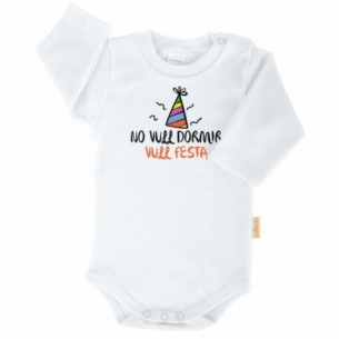 Body NO VULL DORMIR VULL FESTA - Manga Larga