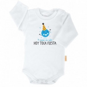 Body 9 meses sin salir HOY TOCA FIESTA - Manga Corta 2