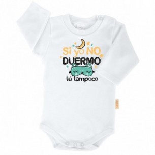 Body Si yo NO DUERMO tú tampoco - Manga Corta 2