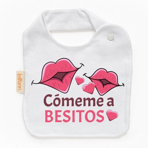 Babero Cómeme a BESITOS