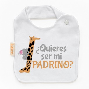 Babero ¿Quieres ser mi PADRINO?