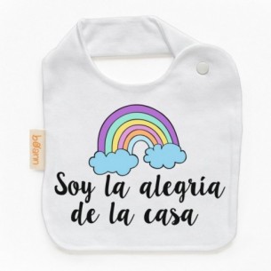 Babero Soy la alegría de la casa