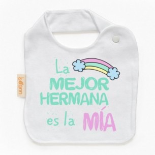Babero La MEJOR HERMANA es la MÍA