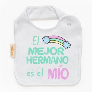 Babero El MEJOR HERMANO es el MÍO