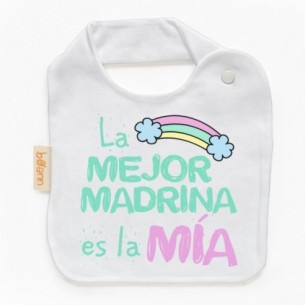 Babero La MEJOR MADRINA es la MÍA