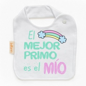 Babero El MEJOR PRIMO es el MÍO