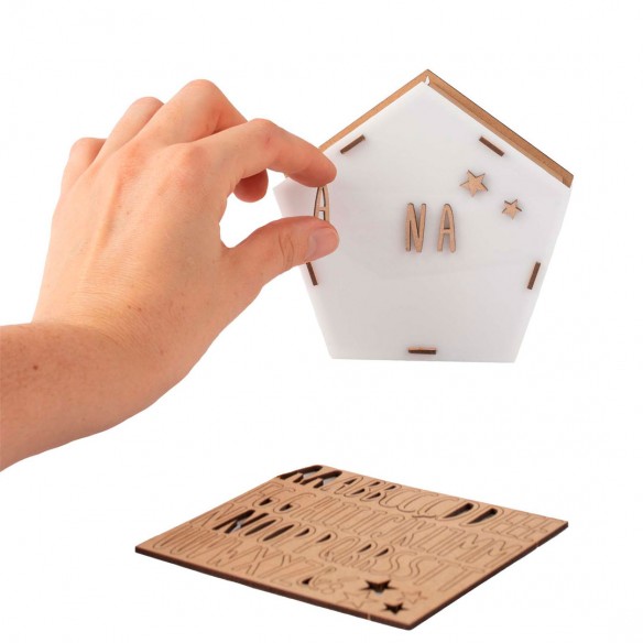 Mini Lamparita de Mesa Personalizable 02