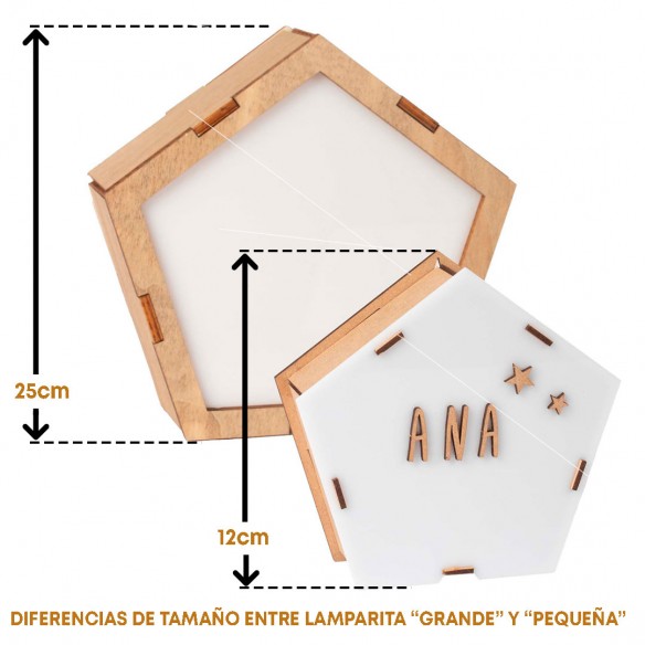 Mini Lamparita de Mesa Personalizable 05