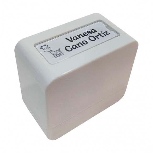 Sello para Marcar Ropa - Blanco