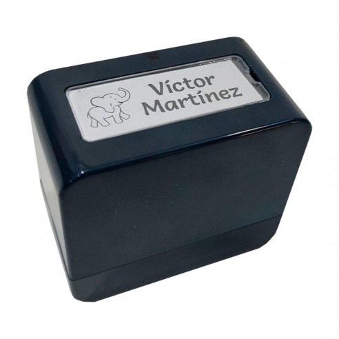 Sello para Marcar Ropa - Negro