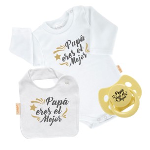 Pack día del Padre con la frase "Papá eres el Mejor"