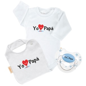 Pack día del Padre con la frase "Yo ❤ Papá"