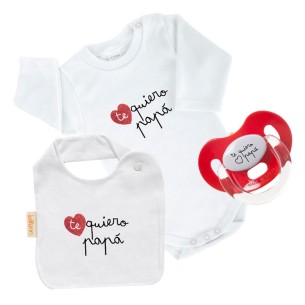 Pack día del Padre con la frase "te quiero ❤ papá"