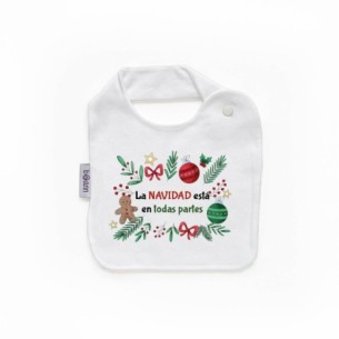 Babero "La NAVIDAD está en todas partes"