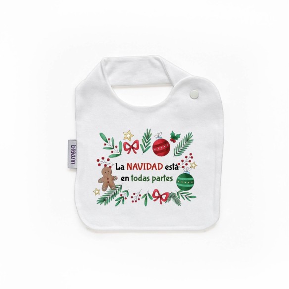Babero "La NAVIDAD está en todas partes"