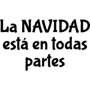 Babero "La NAVIDAD está en todas partes" 2