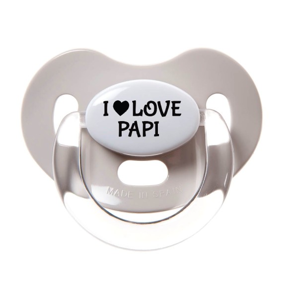 Chupete "I ❤ LOVE PAPI" – Un detalle especial para papá