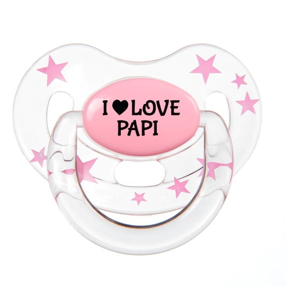 Chupete "I ❤ LOVE PAPI" – Un detalle especial para papá
