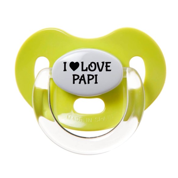 Chupete "I ❤ LOVE PAPI" – Un detalle especial para papá