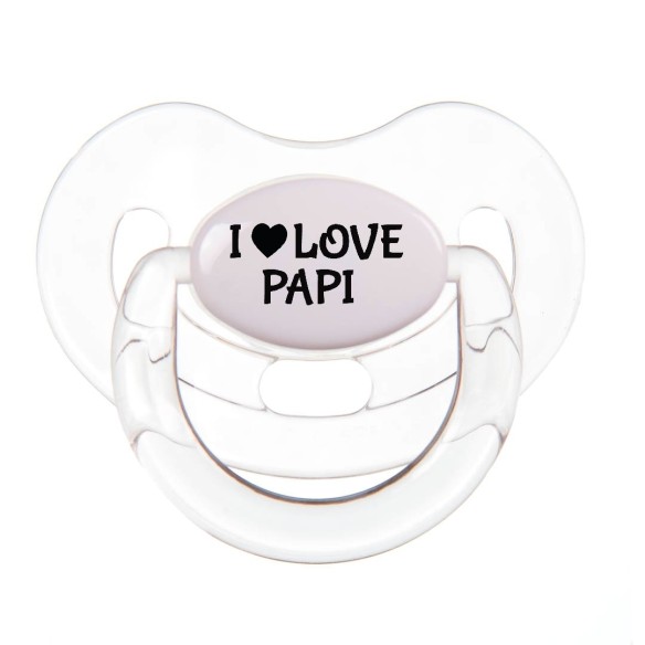 Chupete "I ❤ LOVE PAPI" – Un detalle especial para papá