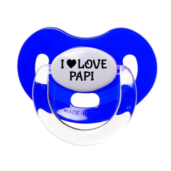 Chupete "I ❤ LOVE PAPI" – Un detalle especial para papá