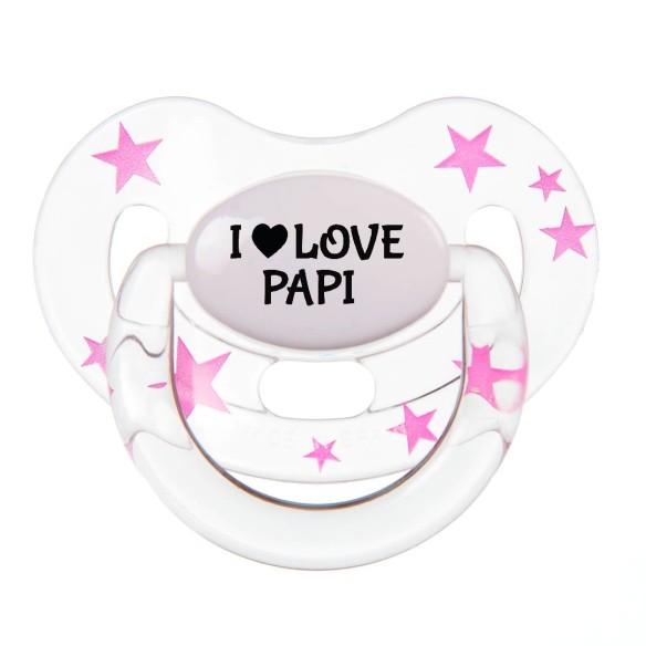 Chupete "I ❤ LOVE PAPI" – Un detalle especial para papá