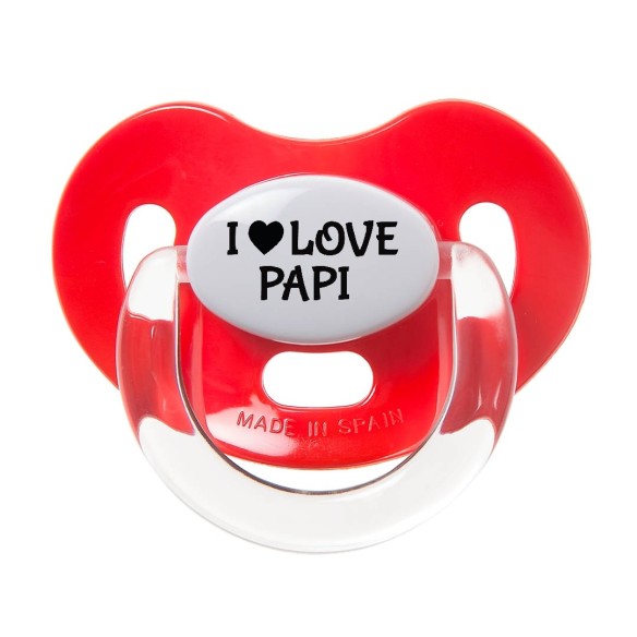 Chupete "I ❤ LOVE PAPI" – Un detalle especial para papá