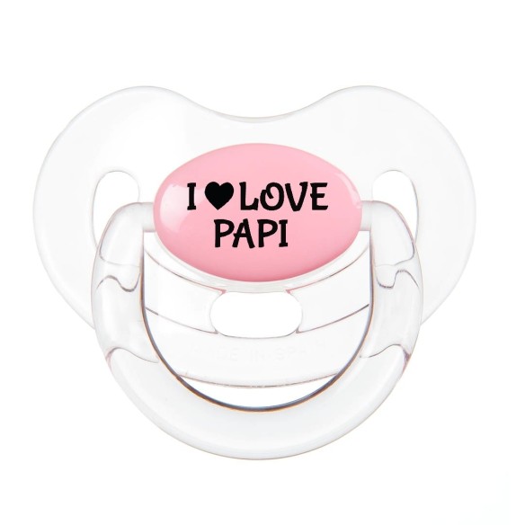 Chupete "I ❤ LOVE PAPI" – Un detalle especial para papá