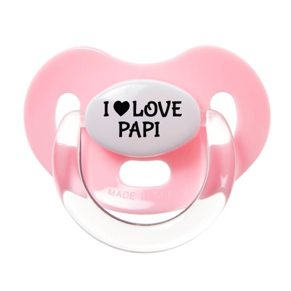 Chupete "I ❤ LOVE PAPI" – Un detalle especial para papá