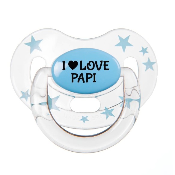 Chupete "I ❤ LOVE PAPI" – Un detalle especial para papá
