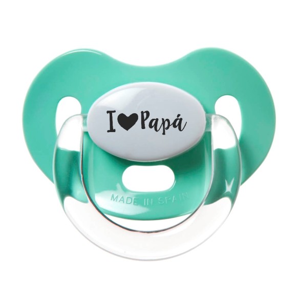 Chupete "I ❤ Papá" – El regalo perfecto para papá
