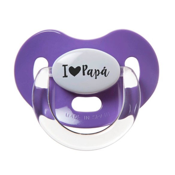Chupete "I ❤ Papá" – El regalo perfecto para papá