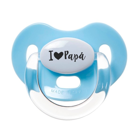 Chupete "I ❤ Papá" – El regalo perfecto para papá