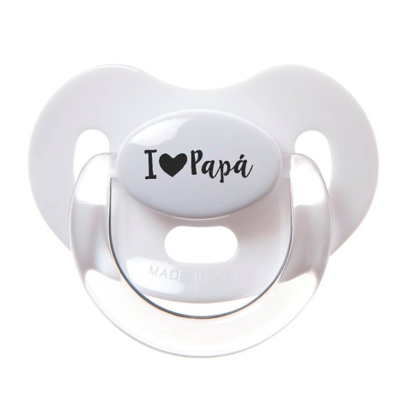 Chupete "I ❤ Papá" – El regalo perfecto para papá