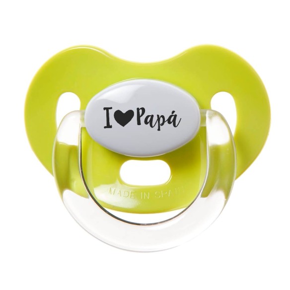Chupete "I ❤ Papá" – El regalo perfecto para papá